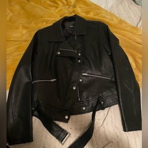 Faux leather Moto Jacket